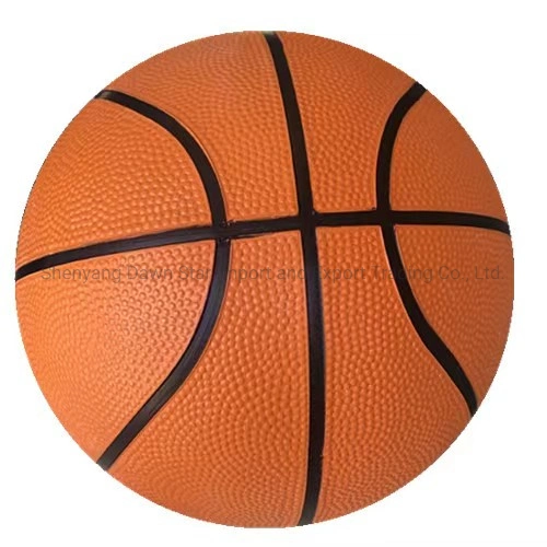 Official Size Rubber Basketball with Logo Printing Leather Basketball