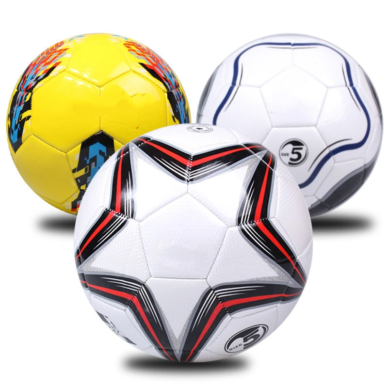 Custom Printing PU/ PVC Machine Stitched Foam Football Training Tournament Soccer Balls