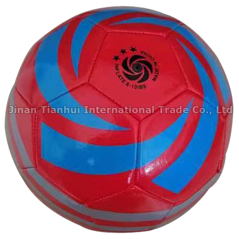 Custom Size 8cm to 22cm PVC Machine Stitched Sports Training Soccer Ball Football Ball