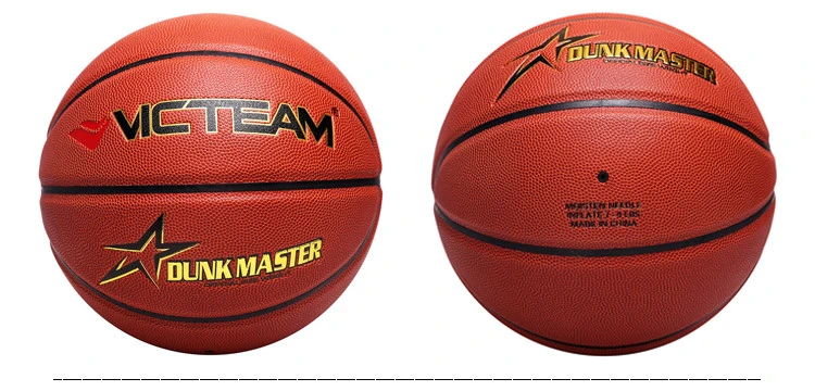 Custom Genuine PU Leather Basketball Ball in Bulk