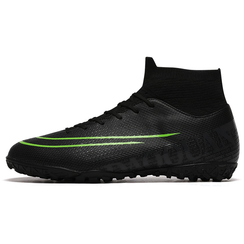 Wholesale Hot Professional Men Athletic Soft Ground Soccer Shoes Superfly High Ankle Outdoor Training Sg Football Boots
