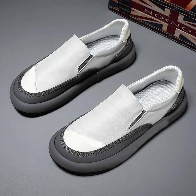 Slip-on Handmade Cloth Shoes Loafers Casual Flat Walking Shoes for Men