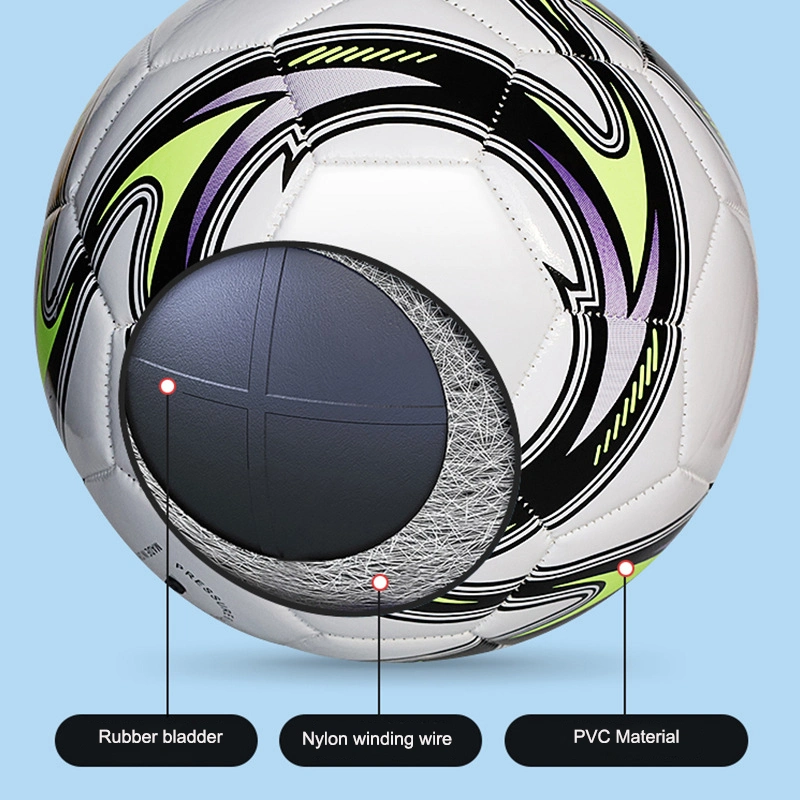 PVC Soccer Ball 3#/4#/5# with Custom Logo Training Football