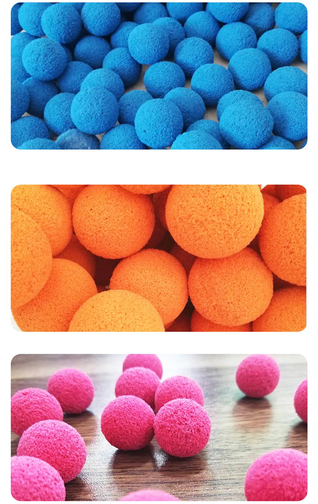 Sponge NR Rubber Ball for Condenser Cleaning