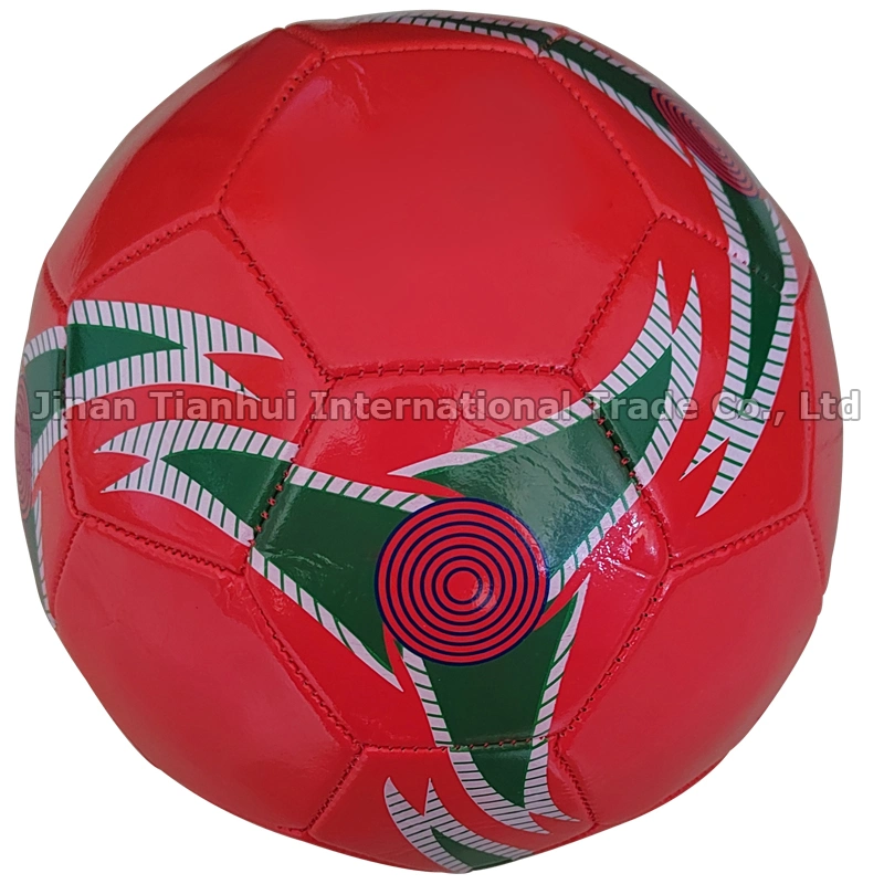 Custom Size 8cm to 22cm PVC Machine Stitched Sports Training Soccer Ball Football Ball