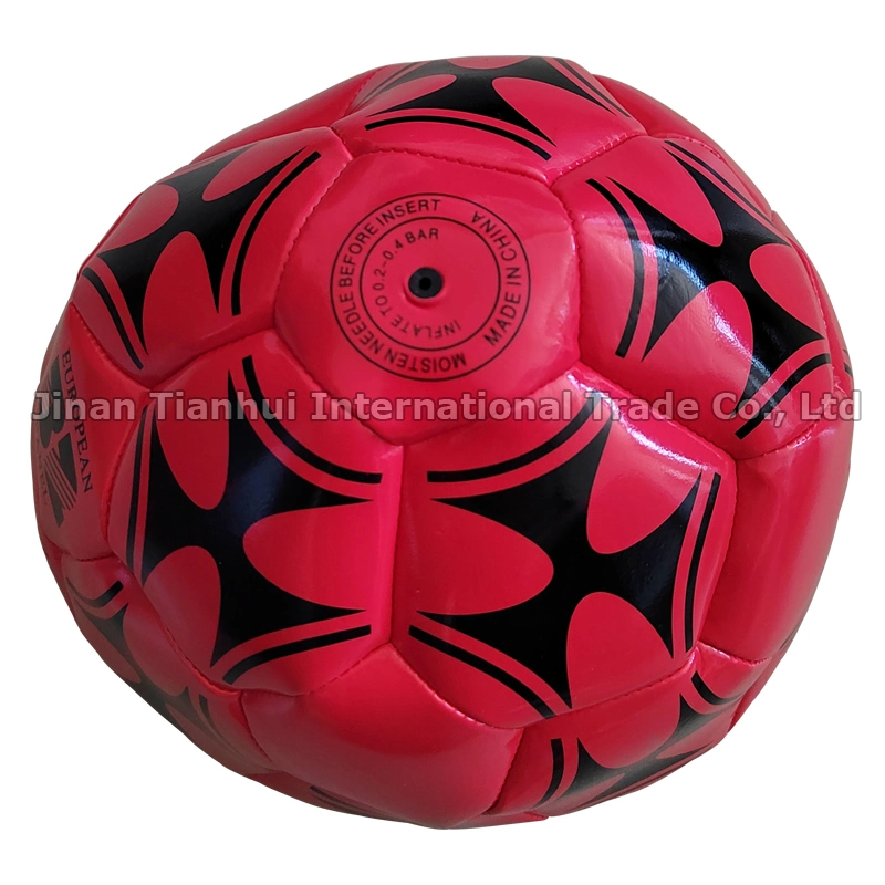 Custom Size 8cm to 22cm PVC Machine Stitched Sports Training Soccer Ball Football Ball