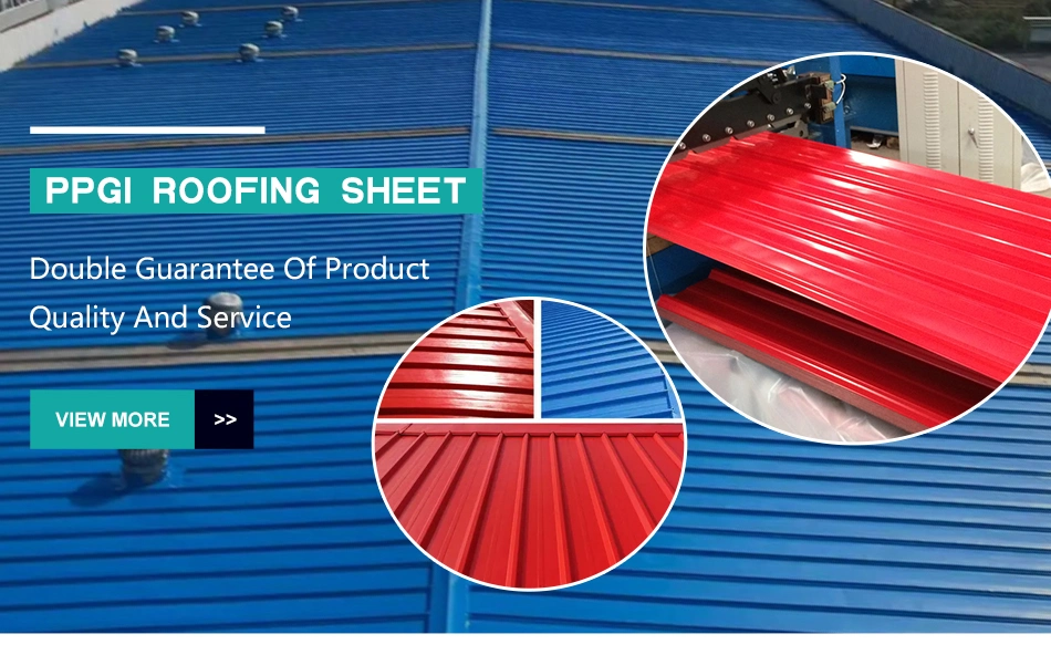 0.12*900*3000 0.15*800*3000 PPGI Corrugated Galvanized Steel Sheet Tile Dx51d SPCC Bwg30 PVDF Ral Red Blue Green Color Building Material Roofing Sheet