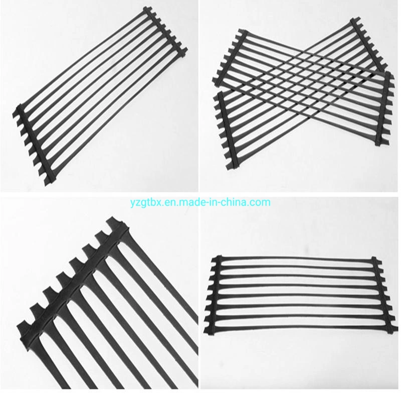 High Strength for Retaining Wall PP/HDPE Uniaxial Plastic Geogrid