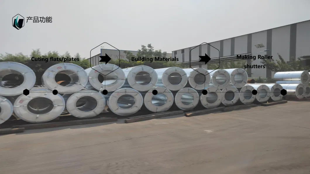 Zinc Coated Galvanized Steel Coil / Color Steel Coil/Olour Scroll-Steel Coating