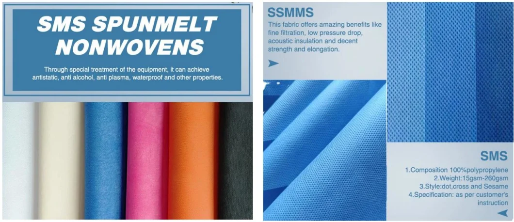 S SSS SMS Spunbond Nonwoven Fabric