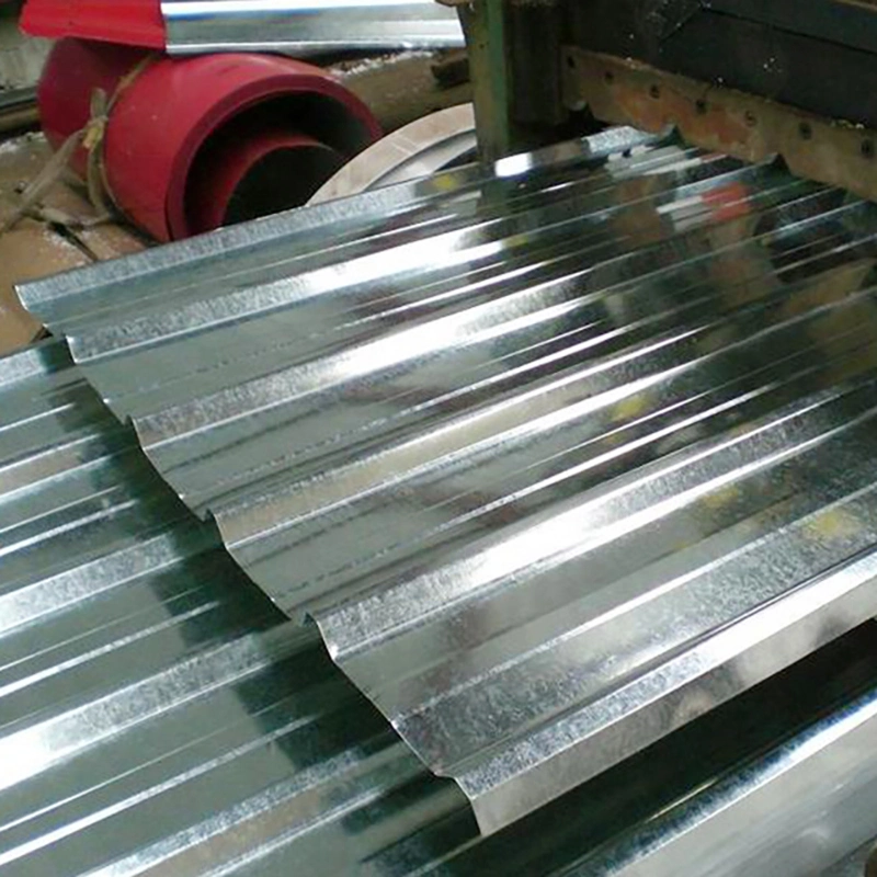 China Building Material Manufacture Price Galvanised Corrugated Roof Sheet Dx51d Dx52D Gi Z30-275 Coating Galvanized Roofing Sheet