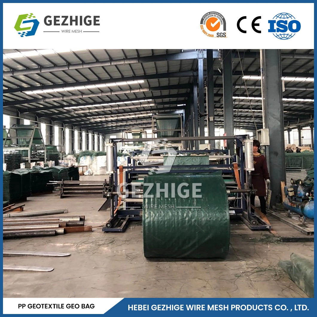 Gezhige PVC Coated Hexagonal Gabion Mesh Suppliers China Non-Toxic Sand Bag Non Woven Geo Bagfor 2.0*1.0*0.5m Electric and Hot-Dipped Galvanized Types Gabions