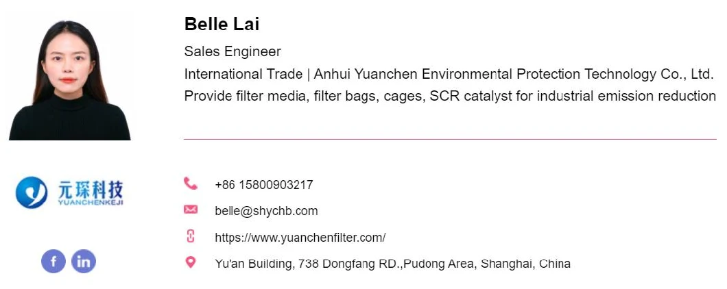 Non-Woven Polyester Air Dust Filter Cloth