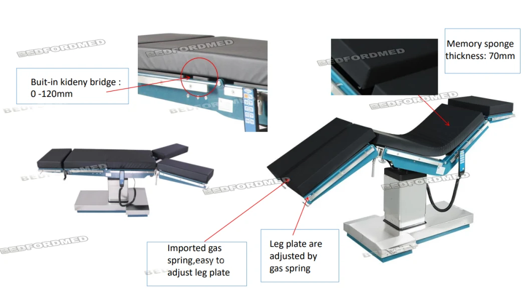 Medical Surgical ICU Room Products Hospital Electric Operation Bed (ECOK003)