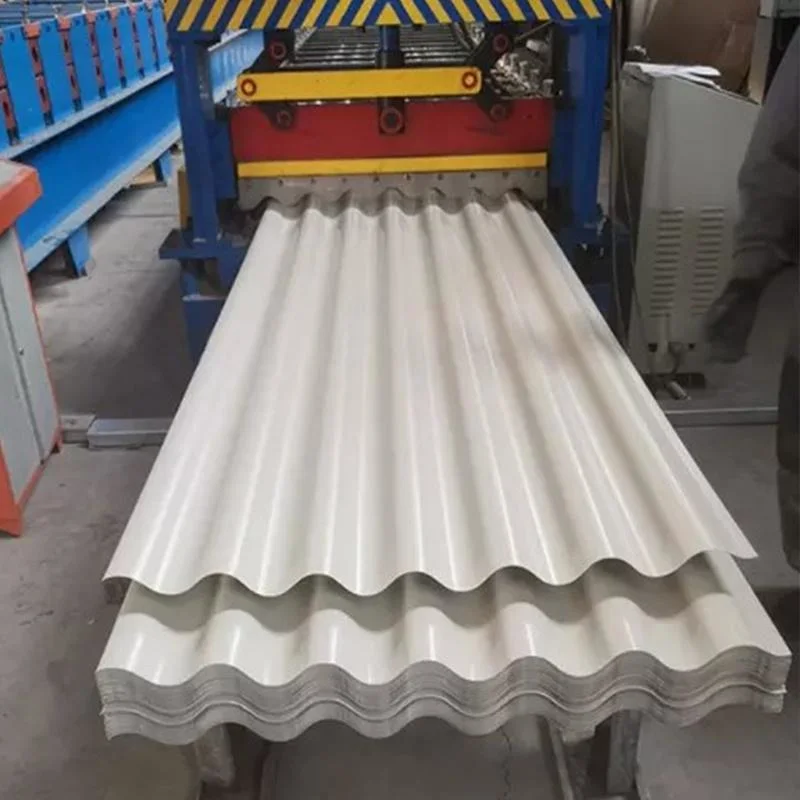 Factory Customized Ral9003 Z80 Nippon Lacquer Color Coated 22 Gauge PPGI Prepainted Corrugated Steel Roofing Sheets