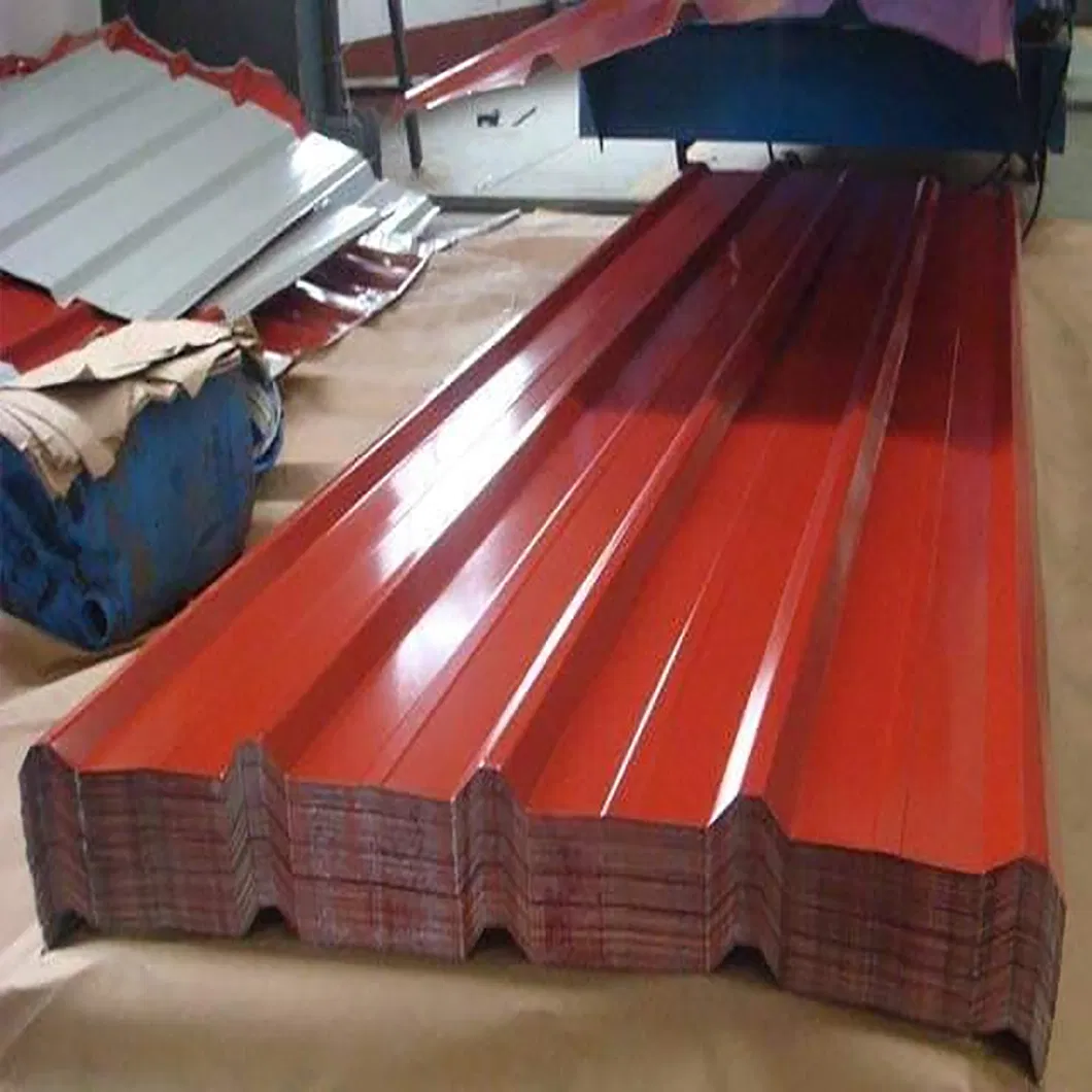 Factory Customized Ral9003 Z80 Nippon Lacquer Color Coated 22 Gauge PPGI Prepainted Corrugated Steel Roofing Sheets