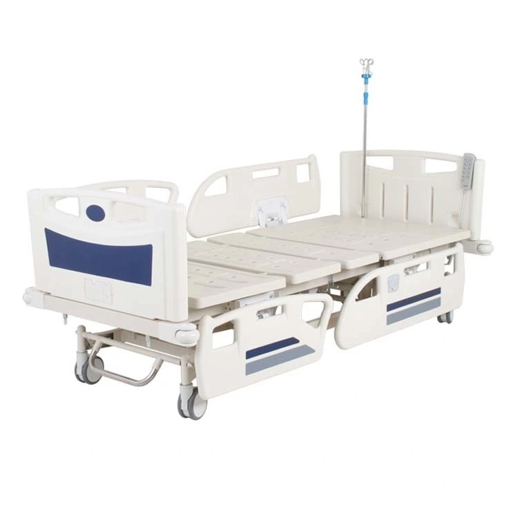 Manufactured Electric Hospital Bed Board Folding Bed Portable Three Functions Medical Bed