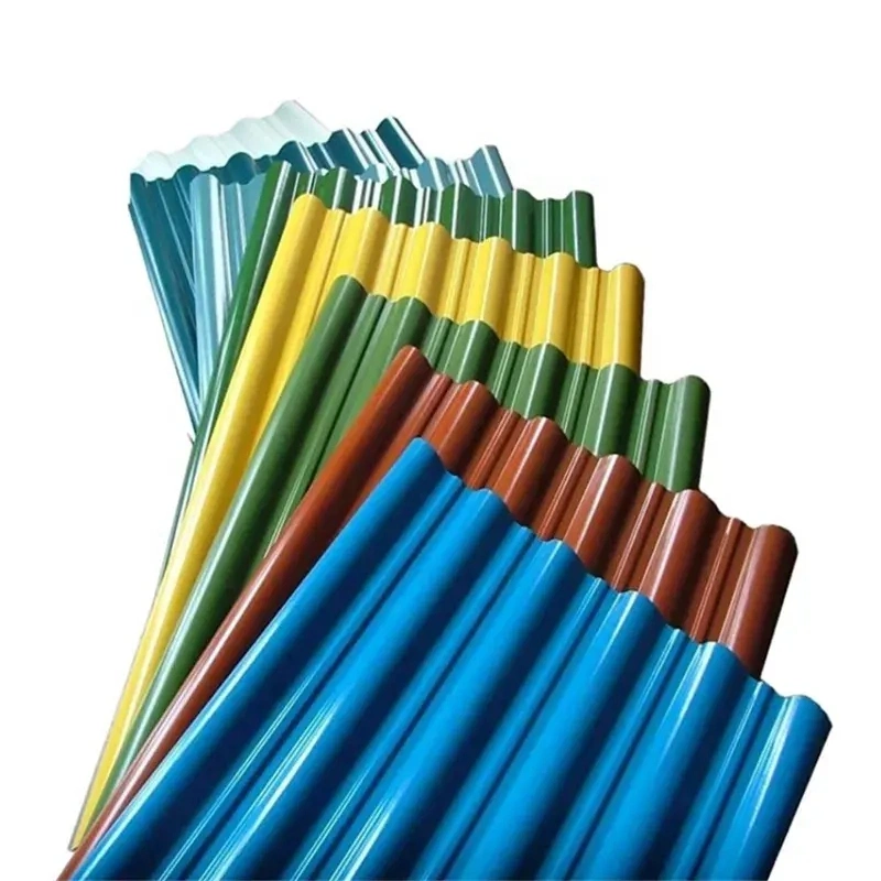 Factory Supply JIS Q195 G3302 PPGI Corrugated Sheet Color Coated Corrugated Board Zinc Coated Roofing Sheet