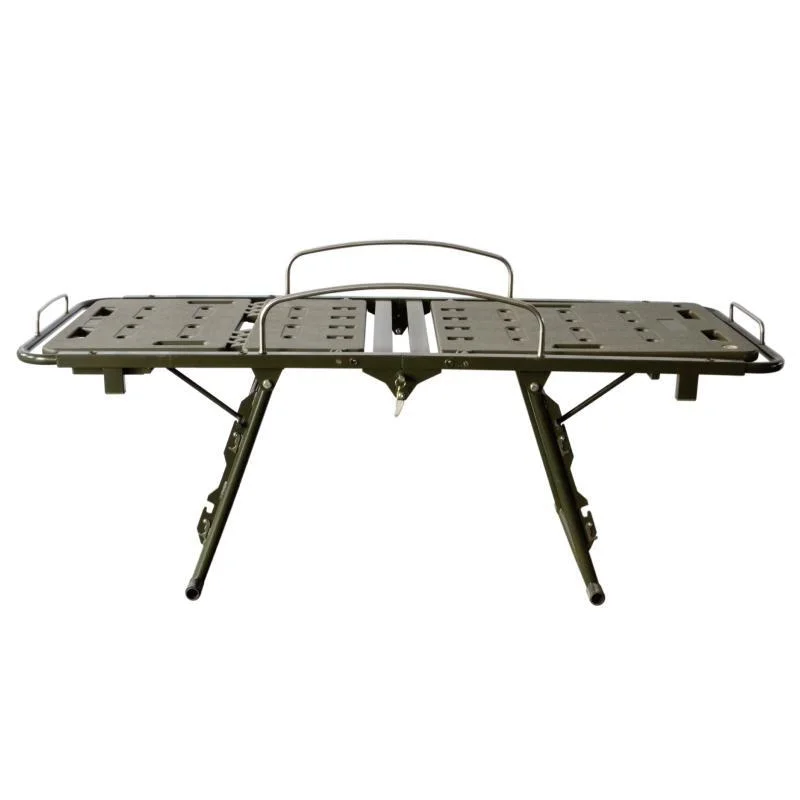 Comfortable Field Bed with Adjustable Height and Tilt for Patients