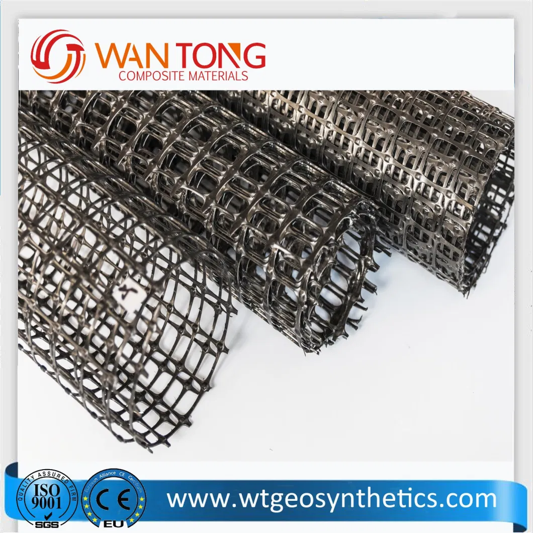 PP Biaxial Geogrid 20kn Plastic Civil Engineering Construction Geogrid