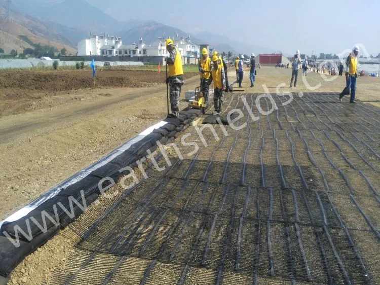 30kn, 50kn PP Biaxial Geogrid for Coastline Project