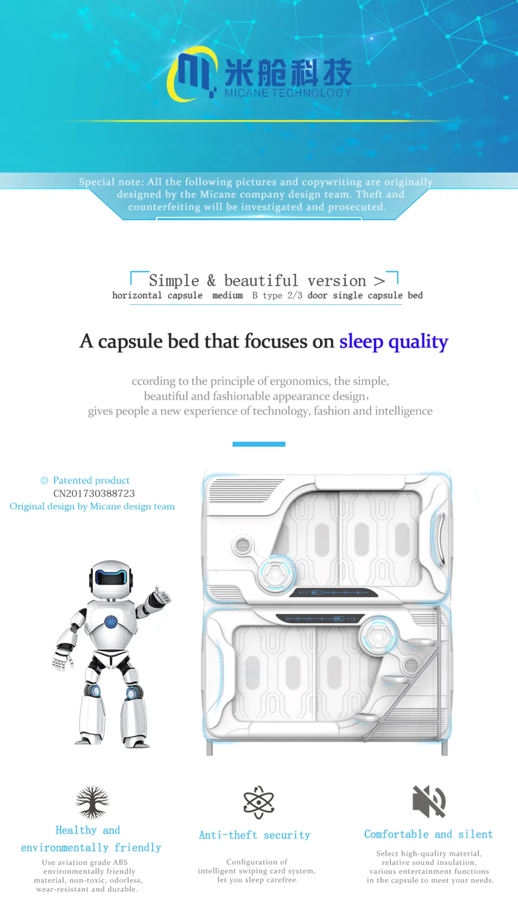 Sleep Cabin Indoor Hospital Bedroom School Farmhouse Living Room Single Double Space Bed Sleep Capsule Hotel