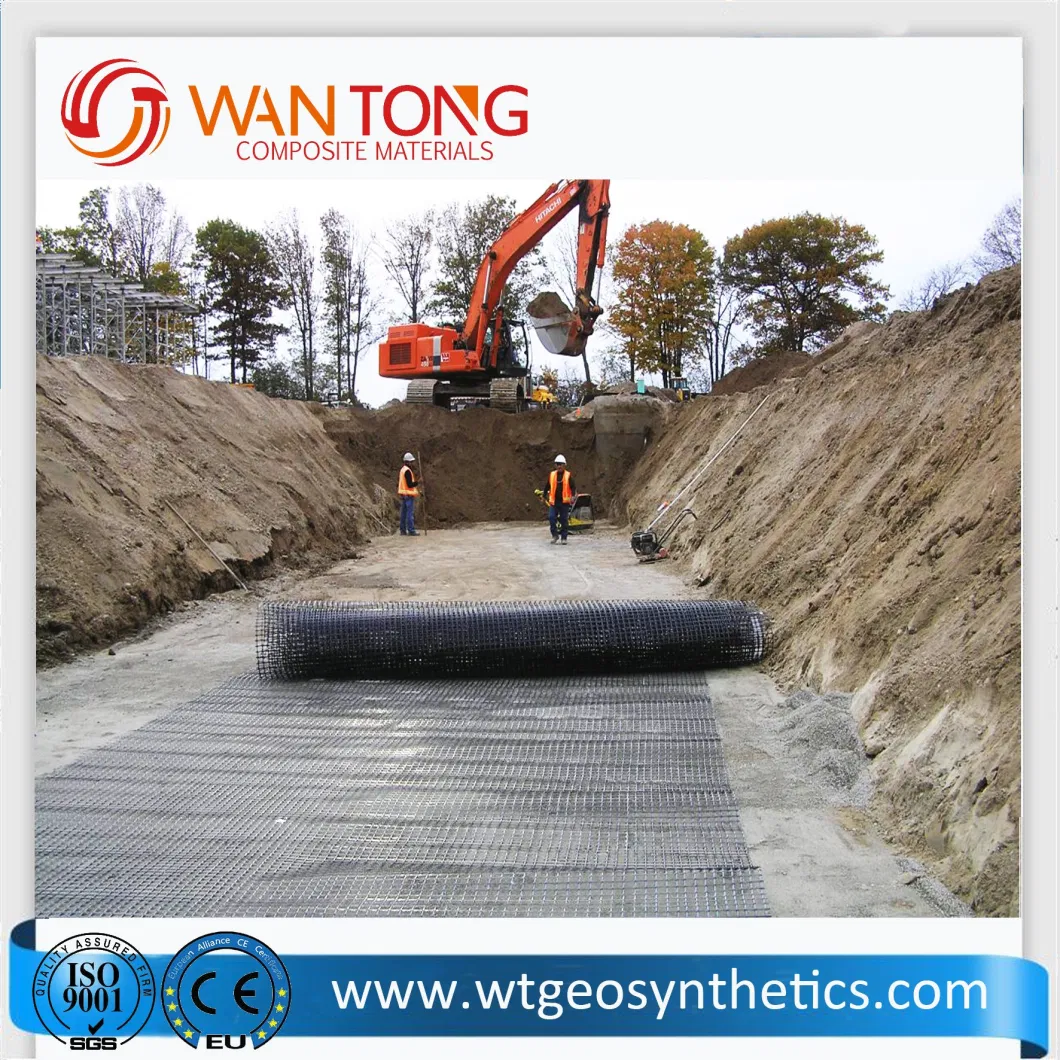 PP Biaxial Geogrid 20kn Plastic Civil Engineering Construction Geogrid