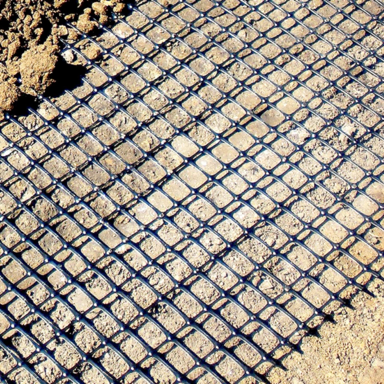 Road Construction Material Geogrid Soil Reinforcement for Wall