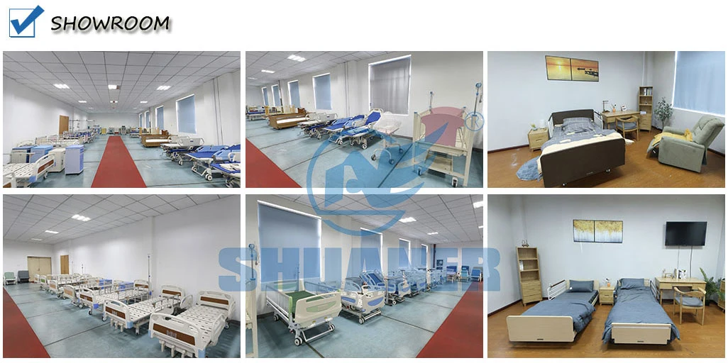 Manufactured Electric Hospital Bed Board Folding Bed Portable Three Functions Medical Bed