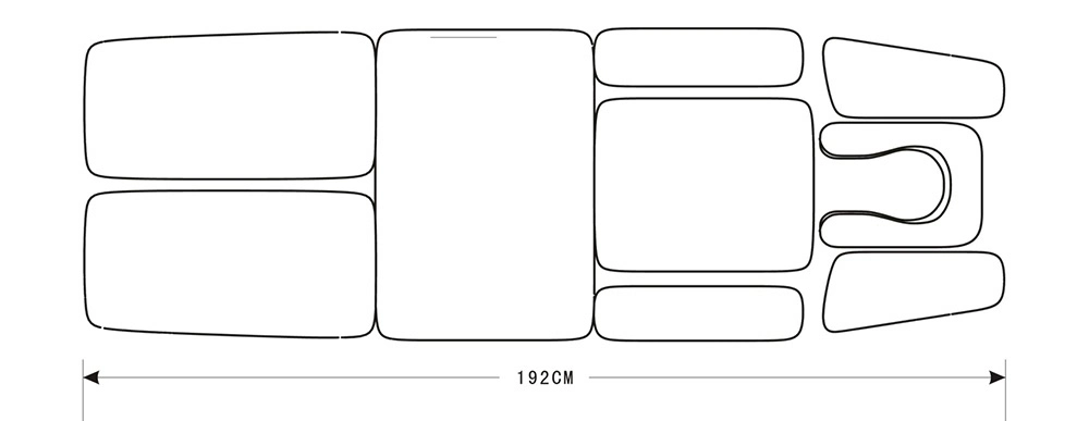 Medical Multi-Position Medical Diagnosis and Treatment Bed 9 Sections