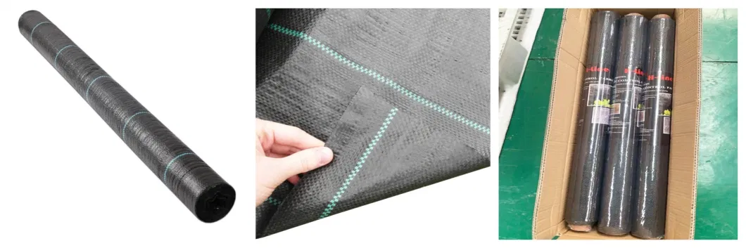 Weed Control Fabric with UV /Landscape Geotextile/Black Anti UV Non Woven Cloth Ground Cover Control