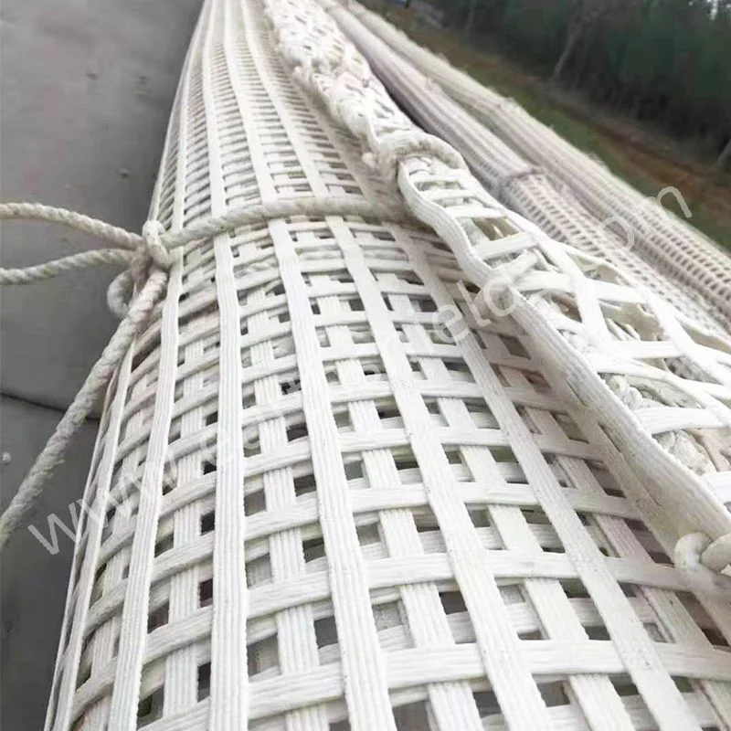 High Tensile Strength Polyester Mining Geogrid Customized Reinforcement