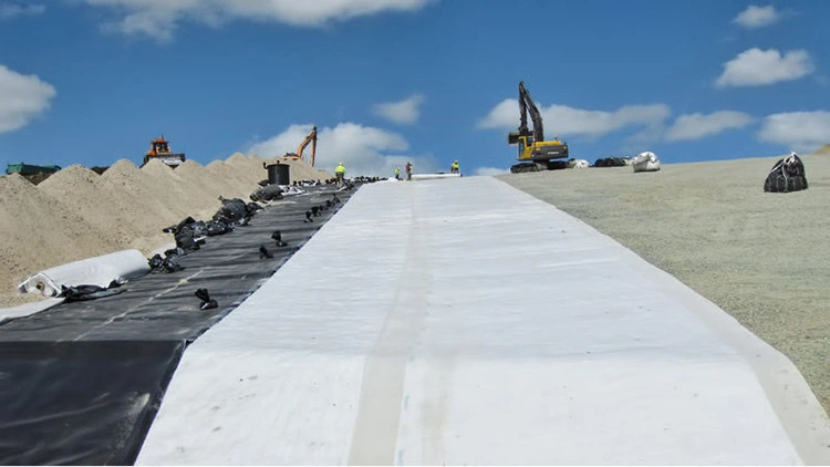 250GSM Geosynthetics Companies Non Woven Geotextile for Roads Reinforcement in Indonesia