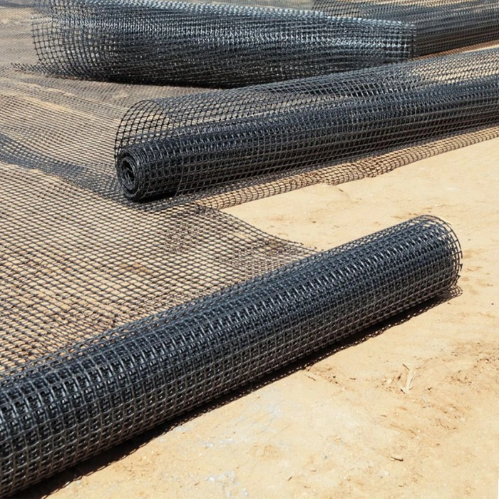 Landslide Geogrid Polyester Mining Mesh Geo Grid for Consolidation