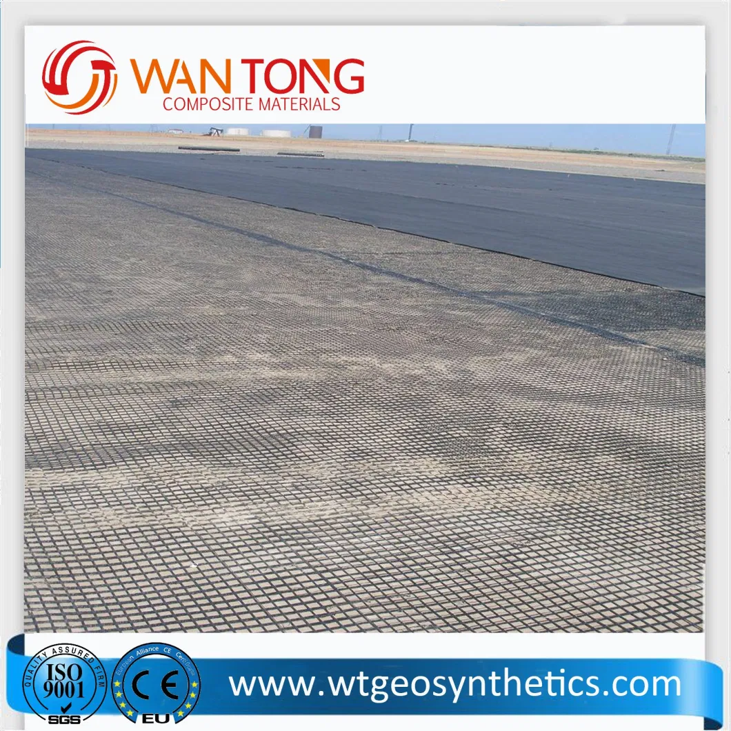 High Strength Polyester Customized Reinforcement Mining Geogrid