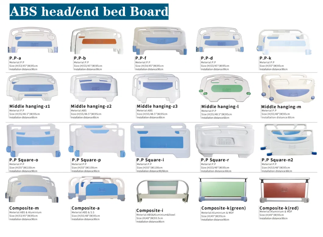 Hospital Furniture 2 Function ICU Patient Bed Medical Nursing Care Bed (THR-EB215)