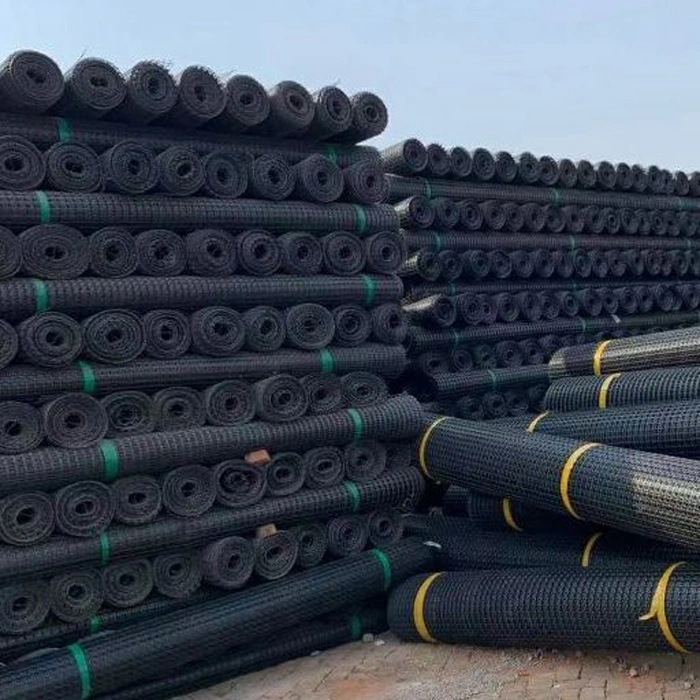 Landslide Geogrid Polyester Mining Mesh Geo Grid for Consolidation