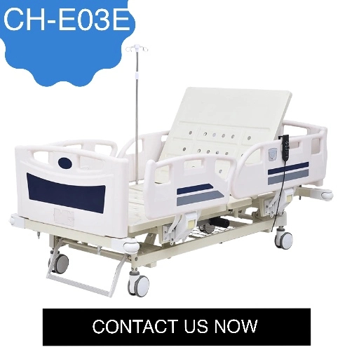 [CH-M02B] Manual Two Cranks Two Functions Adjustable Medical Hospital Bed on Casters for Patients as Hospital Furuniture