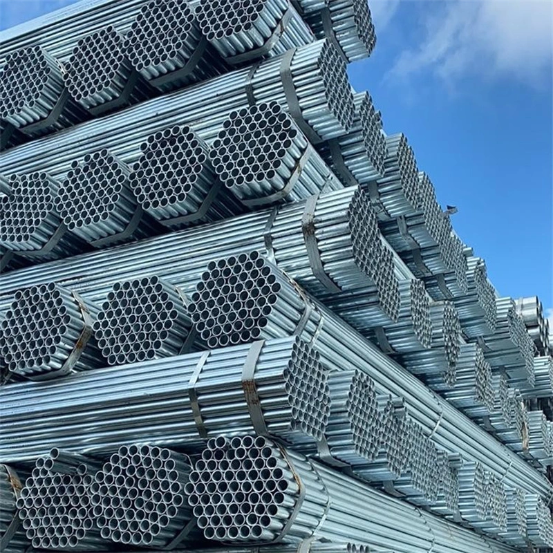 Factory Direct Supply Top Quality Galvanized Round Steel Pipe for Construction