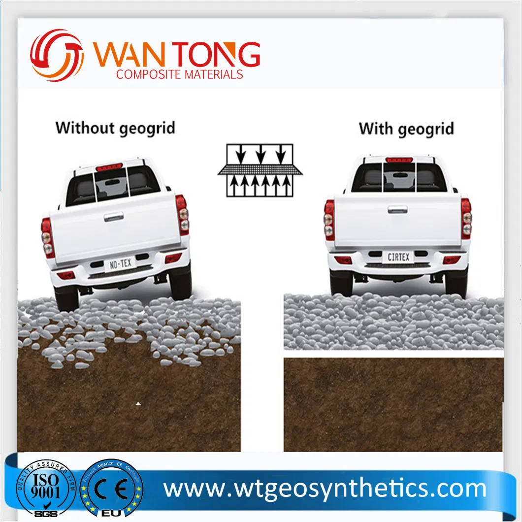 China Supplier Hot Sale Polyester Grid Geogrid Reinforcement Geogrid for Road