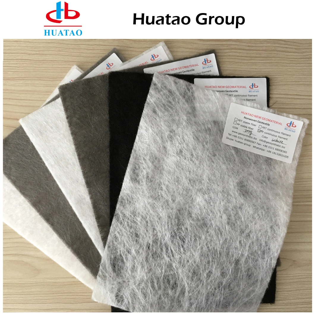 200GSM Needle Punched Polyester Pet Staple Fiber Nw Geotextile with Best Price