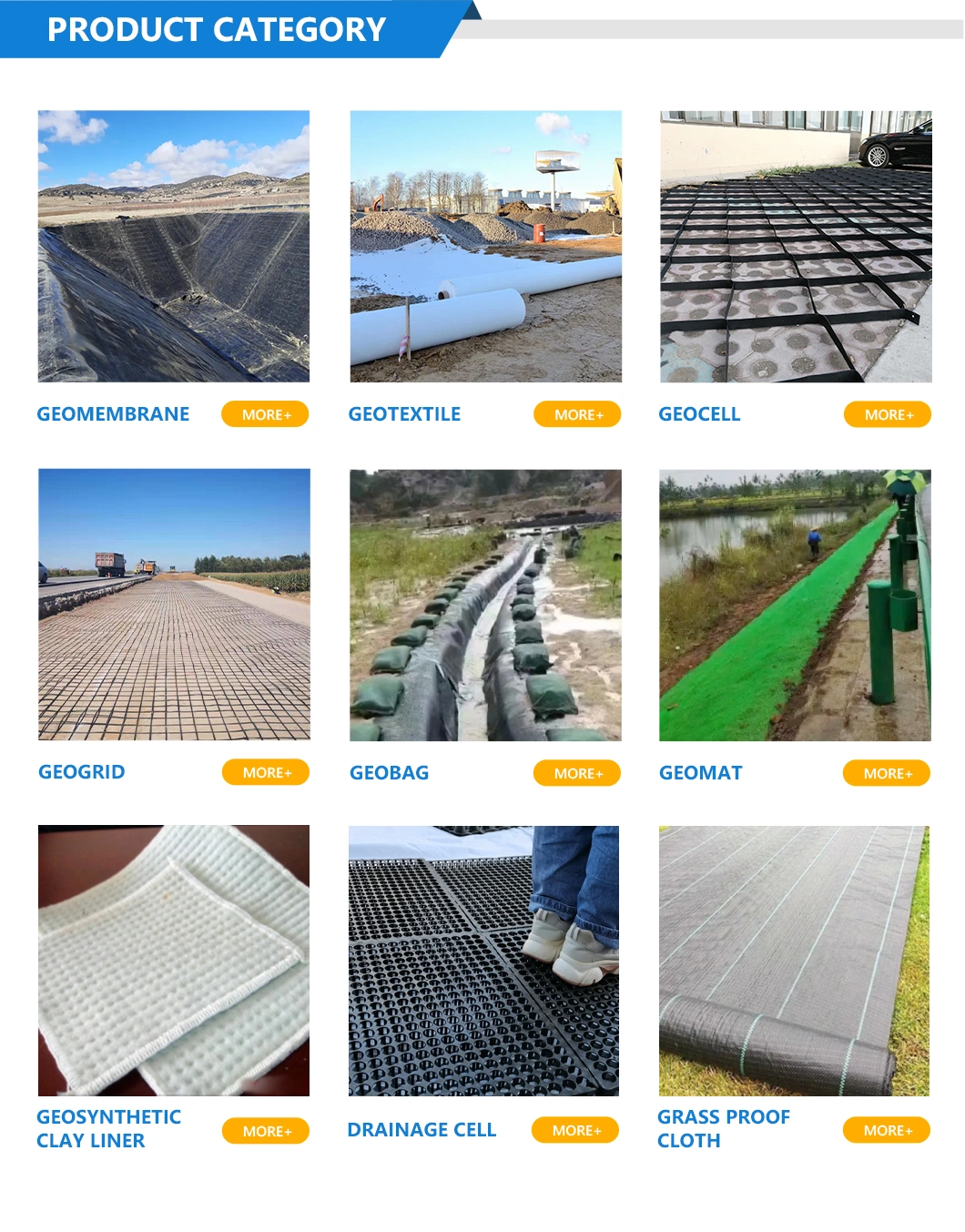 China Composite Geomembrane Manufacturer for Water Conservancy/Chemical Industry/Construction/Transportation/Subway/Tunnel/Garbage Disposal/Tunnel Railway