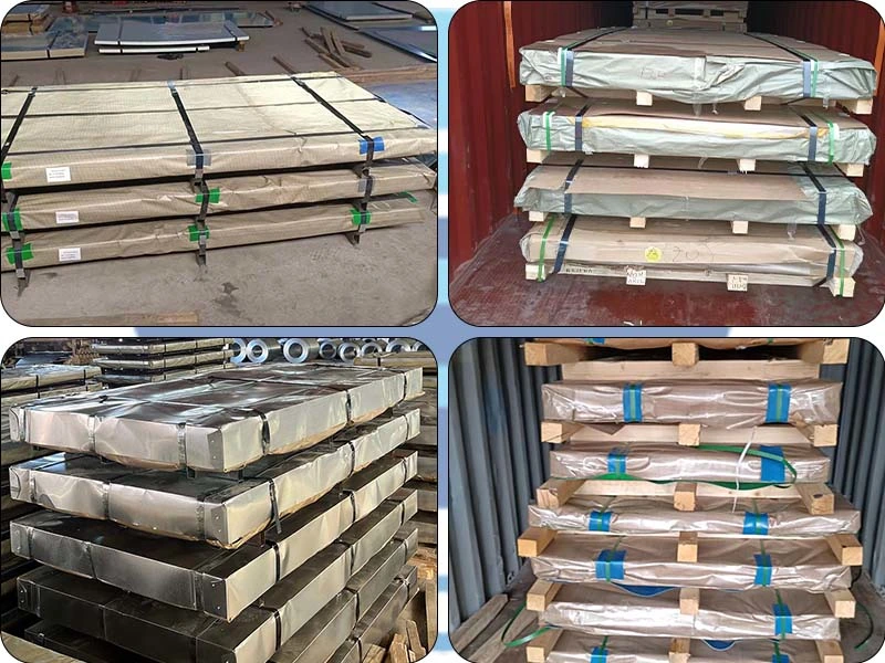 Cheap Price Standard Size Zinc Galvanized Iron Gi / Galvalume PPGI / PPGL Roofing Sheet Corrugated Steel Plate for Prefab House