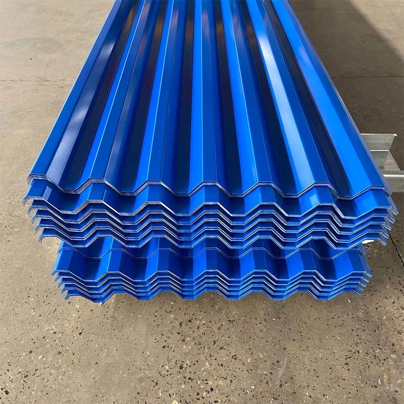 Cheap Price Standard Size Zinc Galvanized Iron Gi / Galvalume PPGI / PPGL Roofing Sheet Corrugated Steel Plate for Prefab House