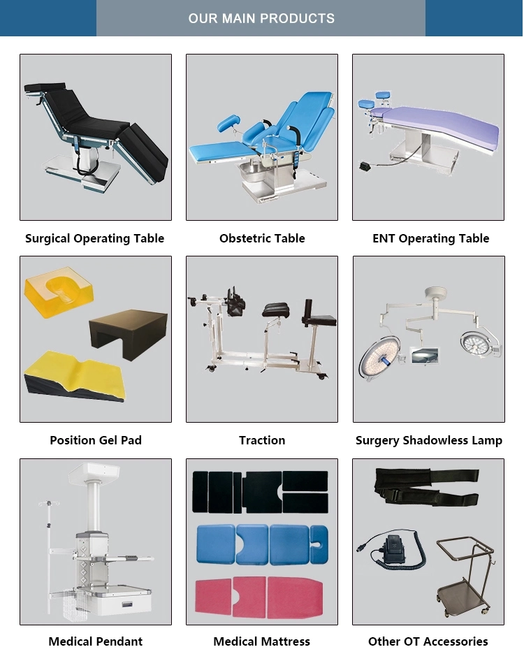 Electro Hydraulic Gynecological Table Medical Clinic Bed Medical Operating Table