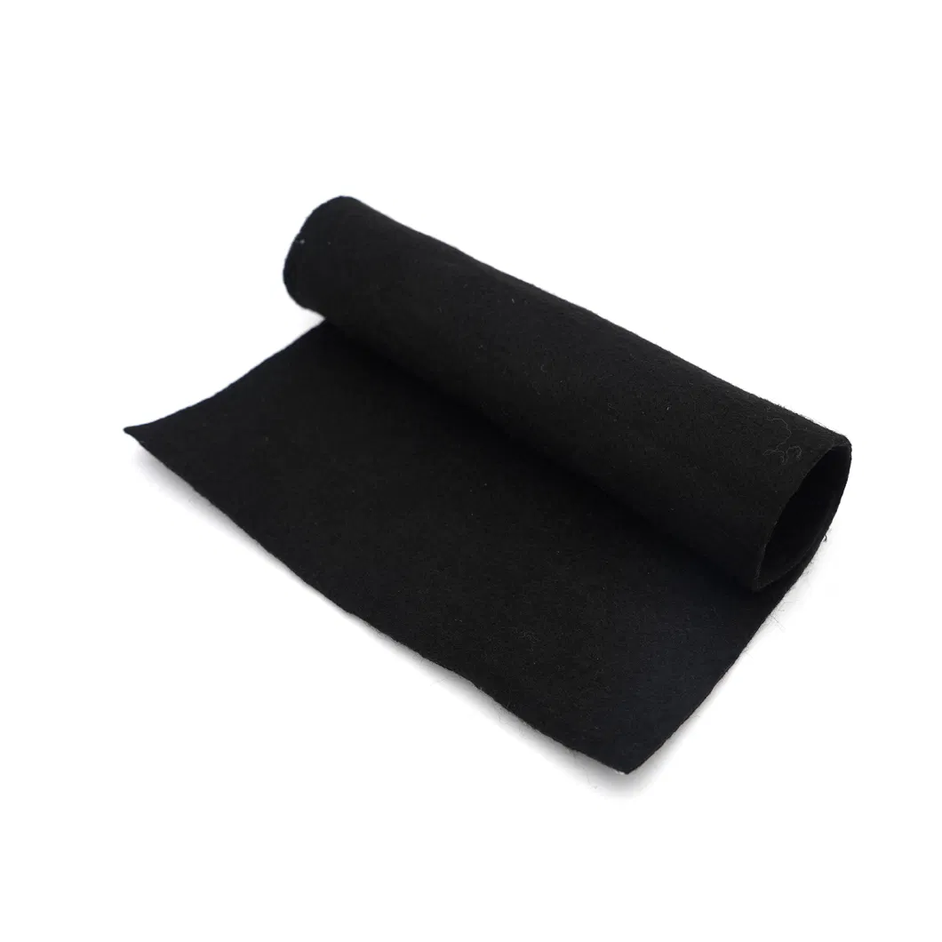 Polypropylene PP Staple Fiber Nonwoven Geotextile Fabric