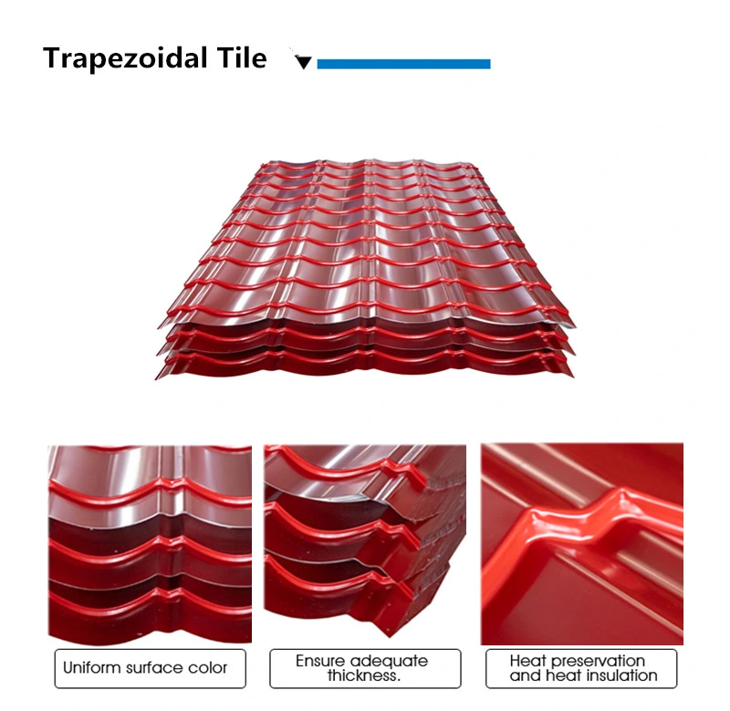 Prepainted Corrugated Iron Cladding and Roofing Sheet/24ga Premium Box Profile Roofing Sheet