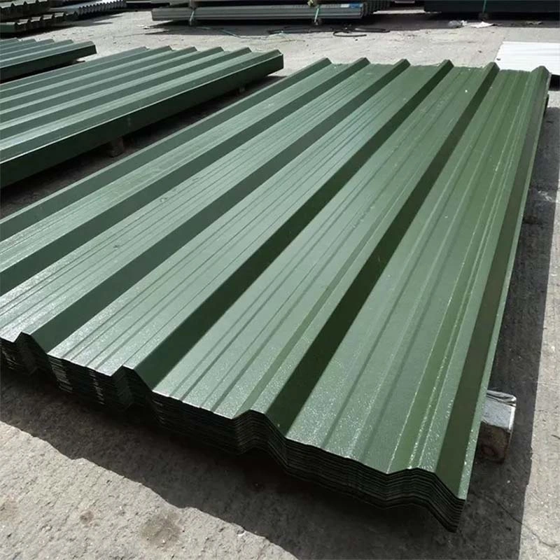 Cheap Price Standard Size Zinc Galvanized Iron Gi / Galvalume PPGI / PPGL Roofing Sheet Corrugated Steel Plate for Prefab House