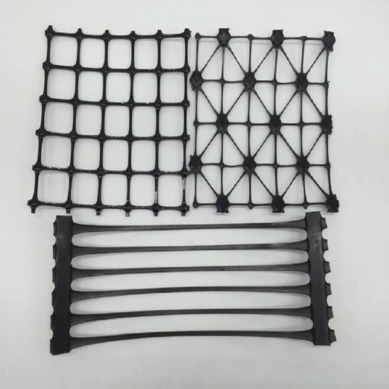 Triaxial Biaxial Plastic Grid Polyester Fiberglass Geogrid for Retaining Wall