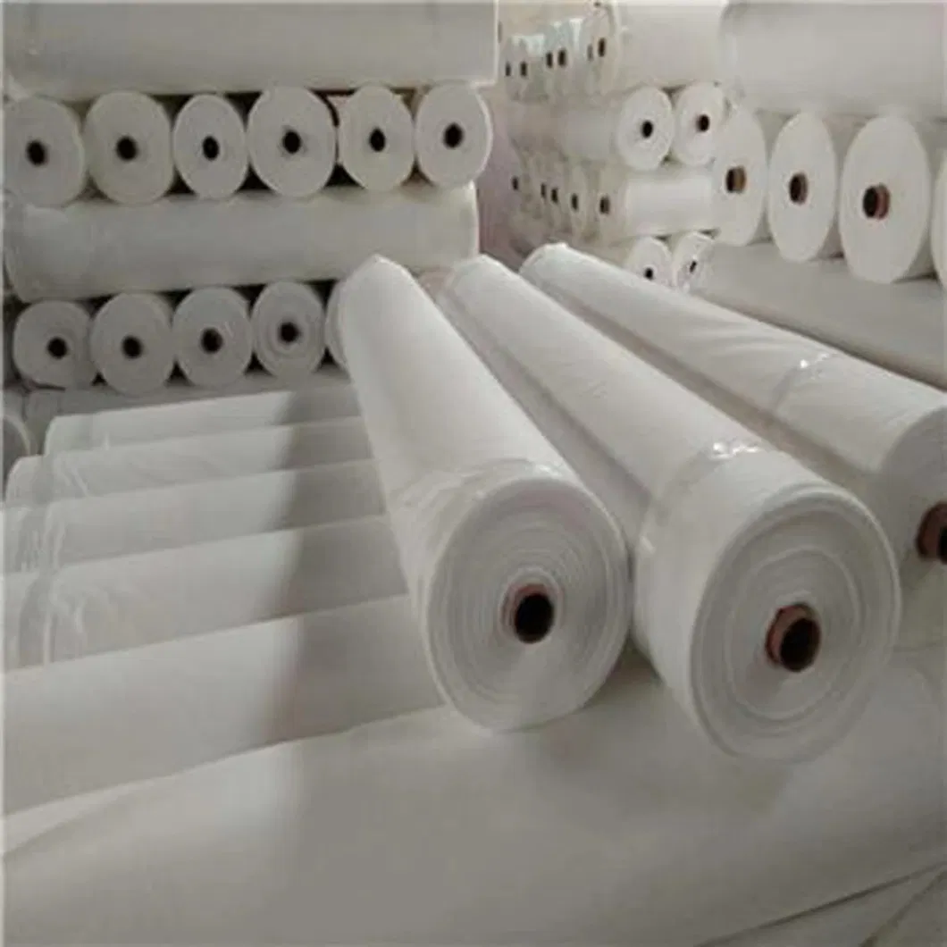 15kn/M White Filament Non Woven Geotextile for Railway Maintenance Engineering Textile CE